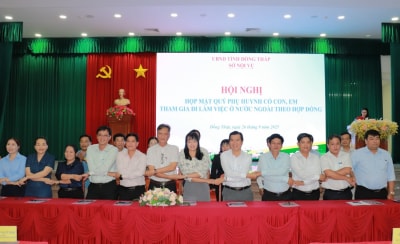 ĐỒNG THÁP MỚI – ĐIỂM SÁNG HỢP TÁC LAO ĐỘNG QUỐC TẾ