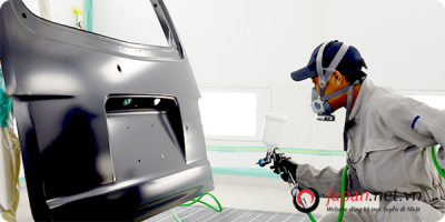 Tuyển gấp 2 nam làm việc tại Nhật Bản đơn hàng Sơn hoàn thiện sản phẩm linh kiện xe hơi