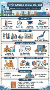 Tuyển gấp 30 nam làm việc tại Nhật Bản đơn hàng Trang trí nội thất