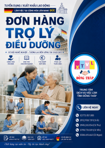 Tuyển gấp 60 nam nư làm việc tại Đức đơn hàng Trợ lý điều dưỡng