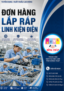 Tuyển gấp  10 nữ làm việc tại Nhật Bản đơn hàng Lắp ráp linh kiện điện