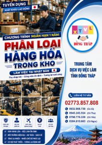 Tuyển gấp 30 nữ làm việc tại Nhật Bản đơn hàng Phân loại thực phẩm trong kho