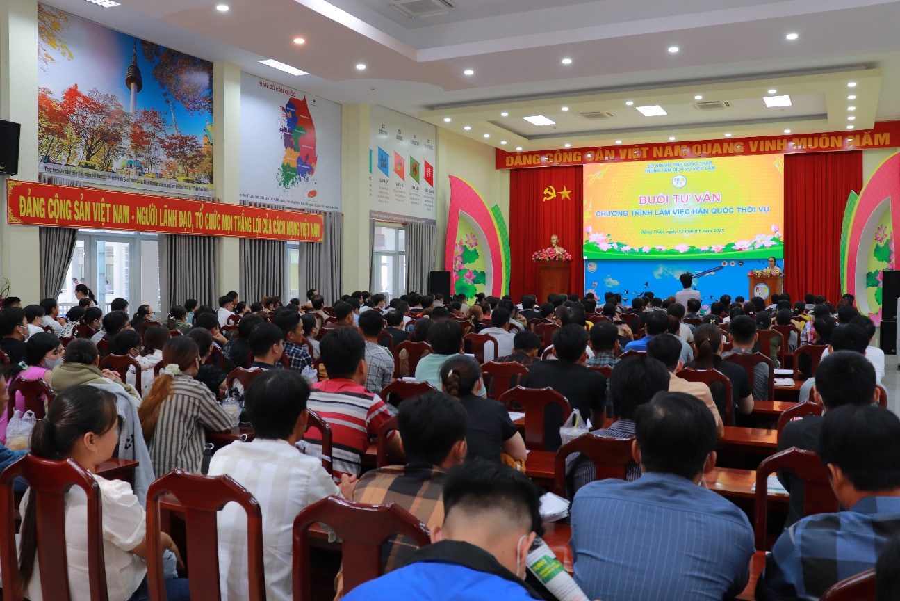 Chương trình lao động thời vụ Hàn Quốc thu hút sự quan tâm của người lao động Đồng Tháp