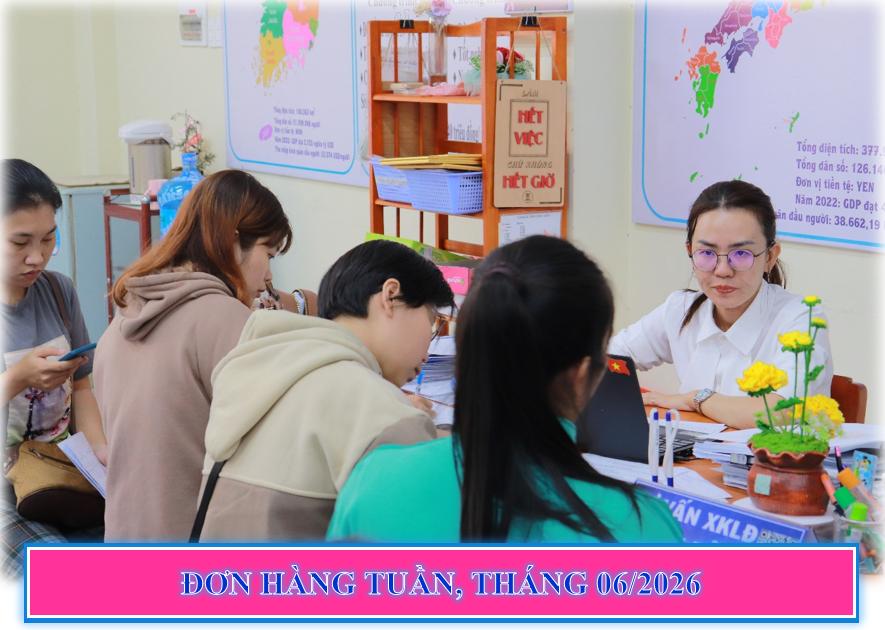 Thông báo Tuyển 60 nam, nữ đi làm việc tại Nhật Bản hợp đồng 3 năm