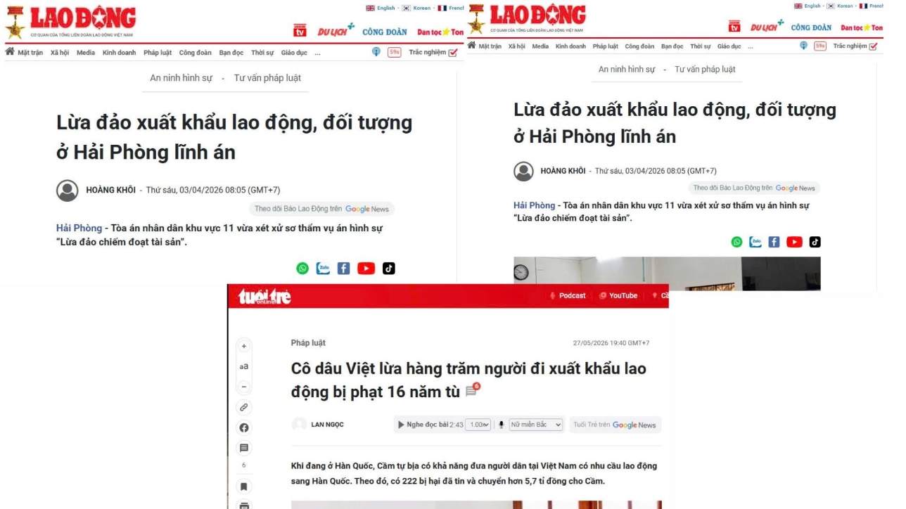 Nhận diện rủi ro khi tham gia đi làm việc ở nước ngoài theo hợp đồng (XKLĐ)