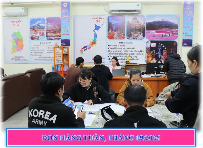 Thông báo Tuyển 50 nam, nữ đi làm việc tại Nhật Bản hợp đồng 3 năm