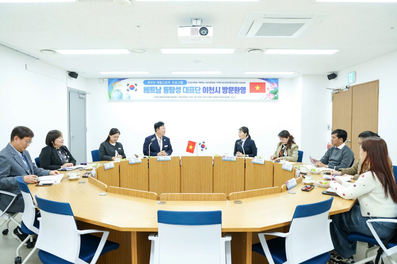 Đồng Tháp - Icheon chính thức ký kết tuyển lao động thời vụ cho mùa vụ 2027